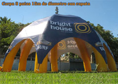 inflatable giant tent