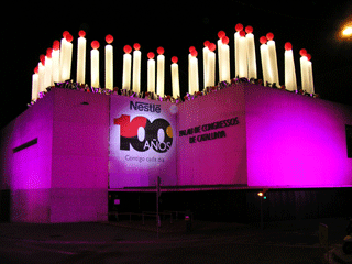 Birthday inflatable candles