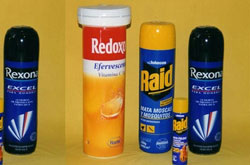 Mini flacon Rexona gonflable