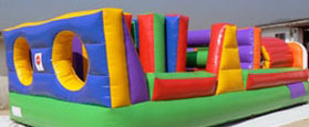 Inflatable obstacle course